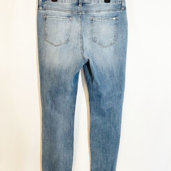 Special A High Waist Destroyed Jeans Medium Wash 1XL - Picture 6 of 10